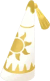 大きなとんがり帽子・太陽