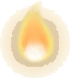 寄り添う火