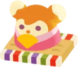 頭のせお雛様・ピグミー