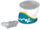 空き缶帽子・青
