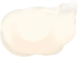 丸めたふわふわの綿