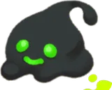 黒い小さなゴースト・クリーム