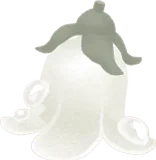 白い花の帽子