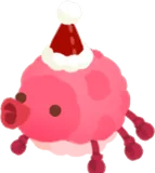 毛糸のフウセンコガネサンタ