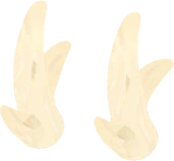 小さな白い角