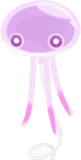 小さなプカポンの風船・紫