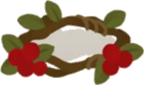 フェルト植物の冠