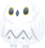 小さな木彫りのフクロウ