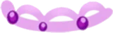 ddをあしらったヘッドピース