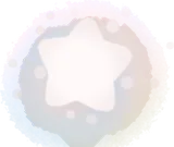 光るふわふわの星