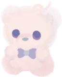 綿でできたクマ
