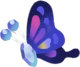 蝶々の羽飾り