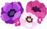 アネモネの花飾り