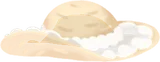 涼しげなキャペリンハット