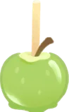 りんご飴・緑