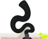 曲がりくねったシルクハット