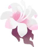 深淵に咲く小さな花の飾り