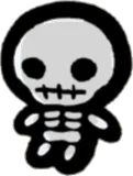スケルトンぬいぐるみ