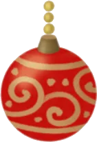 クリスマスオーナメントの実の画像