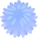 青い花の実の画像
