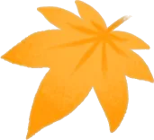 色づいたもみじの葉の実の画像
