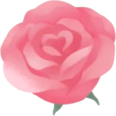 きらめく薔薇の花の実の画像