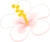 リゾート風の小さな造花の実の画像
