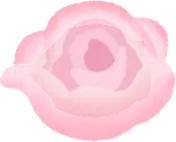 ピンクの造花のバラの実の画像