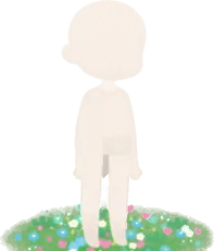 足元に咲く花畑の画像