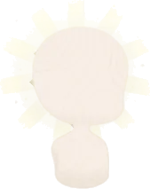 小さな後光の画像