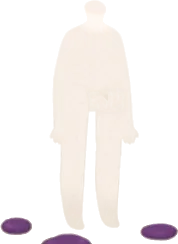 足元のインクの画像