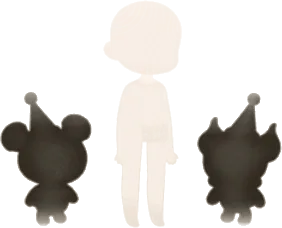 映し出されたリヴリーシルエットの画像