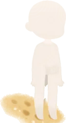 砂の足跡の画像