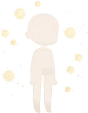 妖精の羽からこぼれる光の画像