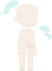 寄り添う森のヒトダマの画像