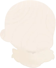 森のほわほわ毛マフラーの画像