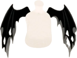 ボロボロの悪魔の羽の画像