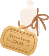 イチゴジャムのタグの画像