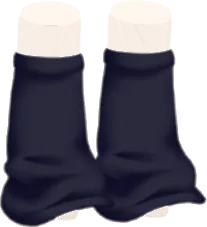 レッグウォーマー・黒の画像