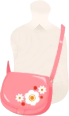 おてかけエナメルポシェットの画像