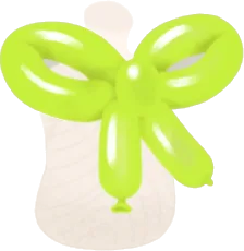 バルーンリボンネクタイの画像