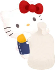 おんぶハローキティぬいぐるみの画像