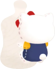 だっこハローキティぬいぐるみの画像