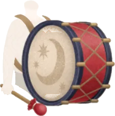曲芸師の大太鼓の画像