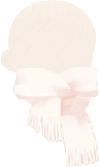 もふもふマフラーの画像