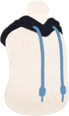 カジュアルフード・黒の画像