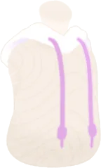 カジュアルフード・白の画像