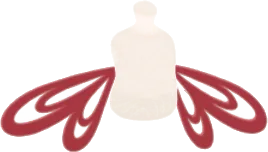 ペーパーハートの森の虫の羽の画像