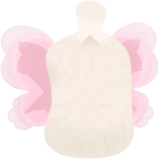 薔薇の妖精の羽の画像