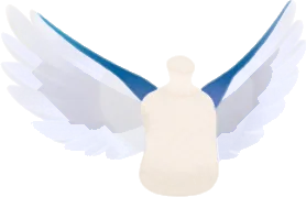 ルリビタキの羽の画像